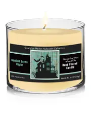 Courtside Market Halloween Collection Haunted House Ghoulish Green Apple Soy Wax Candle