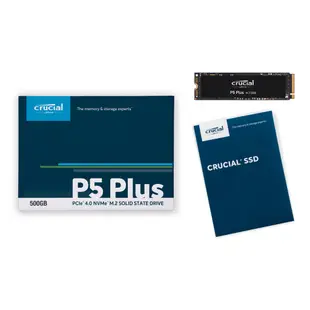 美光 Crucial P5 Plus 2TB 1TB 500GB M.2 PCIe Gen4 SSD 固態硬碟 五年保固