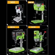 Drill Press Bench 340W 580W 680W 710W Stand Bench Metal Wood Drilling Machine