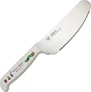 Yaksell 33097 Safe Children's Knife, Giza Blade, Made in Japan, Dishwasher Safe, Antibacterial, 8.7 inches (22 cm), Pretend Play, Candy Making, Present, Gift, Eric Carl, White