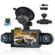 360 Degree View 4 Channel Dash Cam for CarsDash Cam Car Camera Front and Rear...