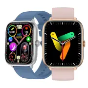 T22 2.06inch AMOLED Display bluetooth Call Heart Rate Blood Pressure Blood Oxygen Monitor Women's Health Water Clock Sle