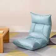 Waterproof Floor Chair, Strong Support Floor Chairs with Back Support, Multi Functional Leisure Chair Floor Gaming Chair for Reading Meditating(Blue)