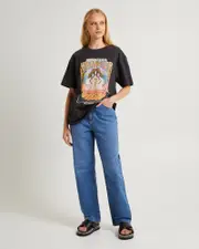 Looking Glass Slouch T-Shirt Worn Black