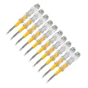 Voltage Test Pen Contact Tester Slot Screwdriver Electric Circuit Detector 10pcs
