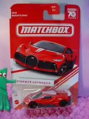 2023 Matchbox Anniversary 2018 BUGATTI DIVO 2/6 70 Years TARGET red