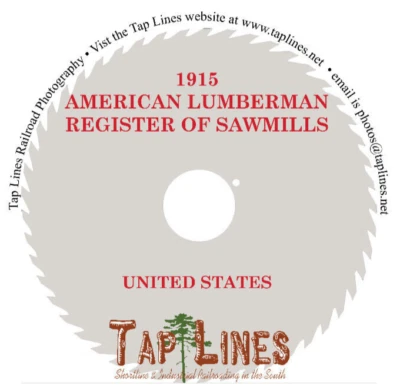 1915 AMERICAN LUMBERMANS REGISTER OF SAWMILLS - SCANNED TO PDF ON A CD - USA