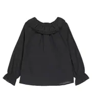 [Bonpoint] Bonpoint Jaya cotton blouse Y 6 grey