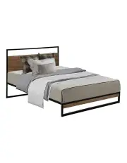 [Artiss] Dane Metal Bed Frame Single Size in Black