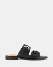 Shelly Shen Merl/Black Womens Sandals 10