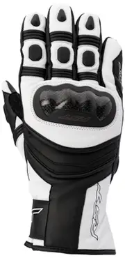 RST Sport Mid WP Motorcycle Gloves, black-white, Size 2XL for Men Black White