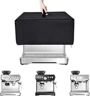 [NUENSS-ROR] Coffee Maker Cover for Breville BES870XL, BES880BSS Barista Touch, and BES870BSXL Espresso Machines - Heavy Duty Thickened Waterproof Dustproof Cover (Black)