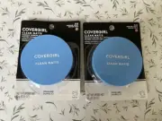 COVERGIRL Clean Matte Pressed Powder Oil Control in #535 Medium Light ~ Lot of 2