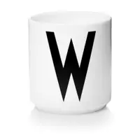 在飛比找蝦皮商城優惠-Design Letters 字母骨瓷杯白 W