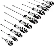 Amazon Basics 11-Piece Magnetic Tip Screwdriver Set - Slotted and Phillips