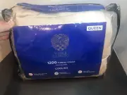 Vince Camuto Cooling Queen Beige 6 Piece Set Cotton Rich 1200 Thread Count