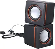 Mini Subwoofer, Computer Mini Speakers with Simplified Design, Sound, Premium Material, Ideal for Laptop, Smartphone, Home Use, Great