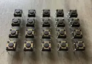 DIGITECH RP-12 REPLACEMENT SWITCHES - 20 EDIT / ENTRY PARAMETER BUTTONS - RP12