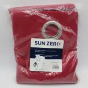 Sun Zero Red One Panel Curtain 40" x 84"