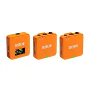 Rode Wireless GO III - Orange Dual Channel Compact Wireless Microphone System (2.4 GHz)