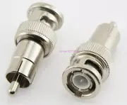 BNC Male to RCA Male Coax Connector Adapter