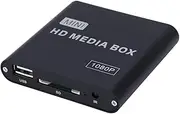 Player Player 1080P Video Hard Disk Player Multimedia U Disk HDMI High Definition AV Video Advertising Machine Player Box, EU Plug