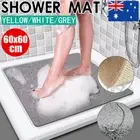 Loofah Bathroom Shower Mat Non Slip Anti Mould PVC Bath Mat Quick Drying 60*60CM