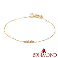 在飛比找Yahoo奇摩購物中心優惠-【BRILLMOND JEWELRY】18K黃金 輕珠寶 1