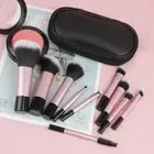 10Pcs Nylon Wool Makeup Brush Set Powder Eyeshadow Foundation Blush Brush