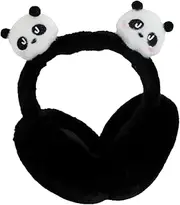 [Generic] Winter Plush Earmuffs | Plush Winter Panda Cartoon Warm Earmuffs | Cartoon Style Ear Warmer Muff for Walking, Outdoor Riding, Travel, and Camping