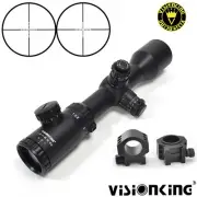 Visionking 1.5-6x42 R/G Mil dot Reticle Tactical Rifle Scope Low Picatinny Mount