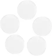 FOMIYES Professional Eyelash Extension Set 5pcs Silicone Lash Pads Eyelash Grafting Pallets Non-stick Easy to Use
