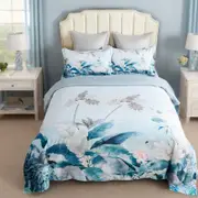 Fabric Fantastic Queen Size Tropical Quilt/Doona/Duvet Cover Set
