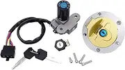 for Ducati for 916 996 998 748 1997-2002 for Cagiva Mito125 Motorcycle 6 Wires Ignition Switch Lock Gas Cap Lock Key Set