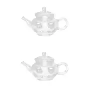 2pcs coffee pot kettle Glass Tea Pitcher Water Pitcher Temperature