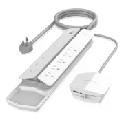 Power Center Vertex XL Surge Protector with Detachable USB Power Strip with 1...