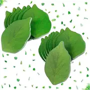 800-Sheet Leaf Sticky Notes, 50 Sheets/Pad x 16 Pads - Green Paper Notes with Leaf Stickers