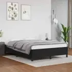 Bed Frame Double Queen King Single Size Bed Base Black Faux Leather vidaXL