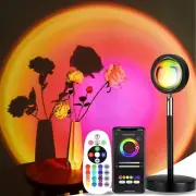 Sunset Lamp with APP & Remote Control,16 Colors Night Light 180° Rotation Rai...