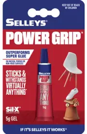 Selleys POWER GRIP SUPERIOR ALL PURPOSE GLUES 5g Shock Resistant *Aust Brand