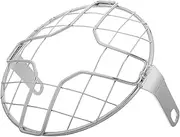 CRILSTYLEO Classic Vintage Motorcycle Headlight Grille Mesh Protection Cover Scooter Light Trim Universal Fit