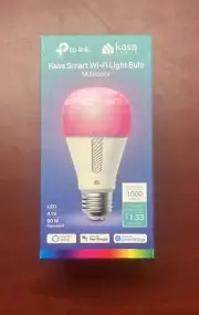 TP-Link Kasa Smart Multicolor LED Light Bulb Works w/ Alexa & Google Asst