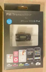 FM Transmitter for iPhone 3GS & iPod Classic Nano Touch - 30 Pin Connector