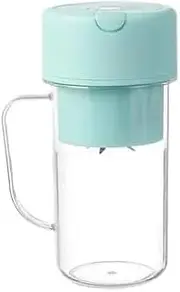 TooToo Portable Blender Cup, Electric USB Juicer Blender,Mini Blender Portable Blender For Shakes and Smoothies, Juice, 340ml, Six Blades Great for Mixing (Blue)