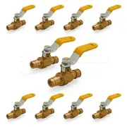Pexflow Heavy Duty Full Port PEX Ball Valve, Expansion PEX Connections (10 Pack)