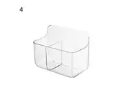 Adhesive Bathroom Shelf Anti-deformed PET Bath Essentials Shower Caddy for Kitchen-4#