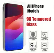 iPhone 16 15 14 13 12 11 Pro Max Tempered Glass Screen Protector 7 8 Plus