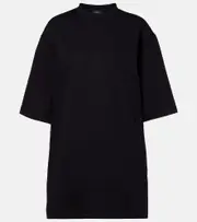 [Wardrobe.NYC] Wardrobe.NYC Cotton-blend T-shirt dress UK 14 black