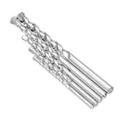 5Pcs 4/5/6/8/10Mm Straight Impact Drill Round Shank Cement Wall Twist Drill Bit Set