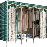 Polyester Portable Closets Large Capacity Wardrobe Storage Stable Clothes Storage Organizer Quick and Easy to Assemble
